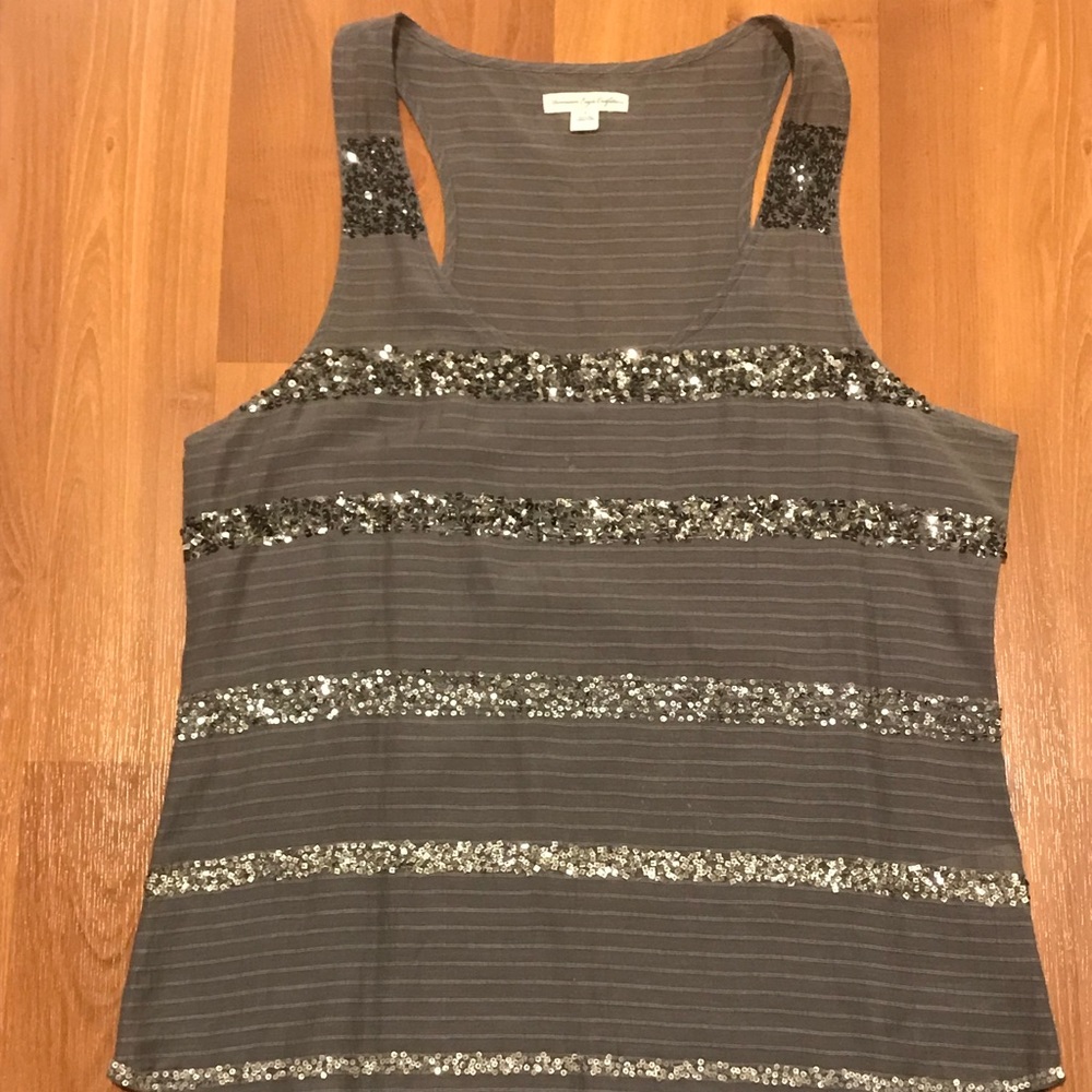 Sequin Striped Tank